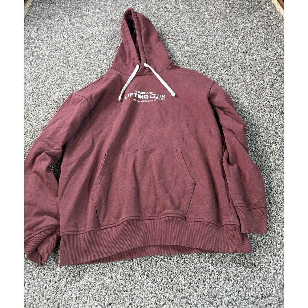 Gymshark Social Club Oversized Hoodie Women's Size Small Red
